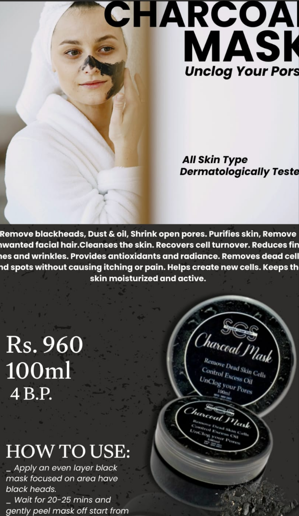 Charcoal Mask