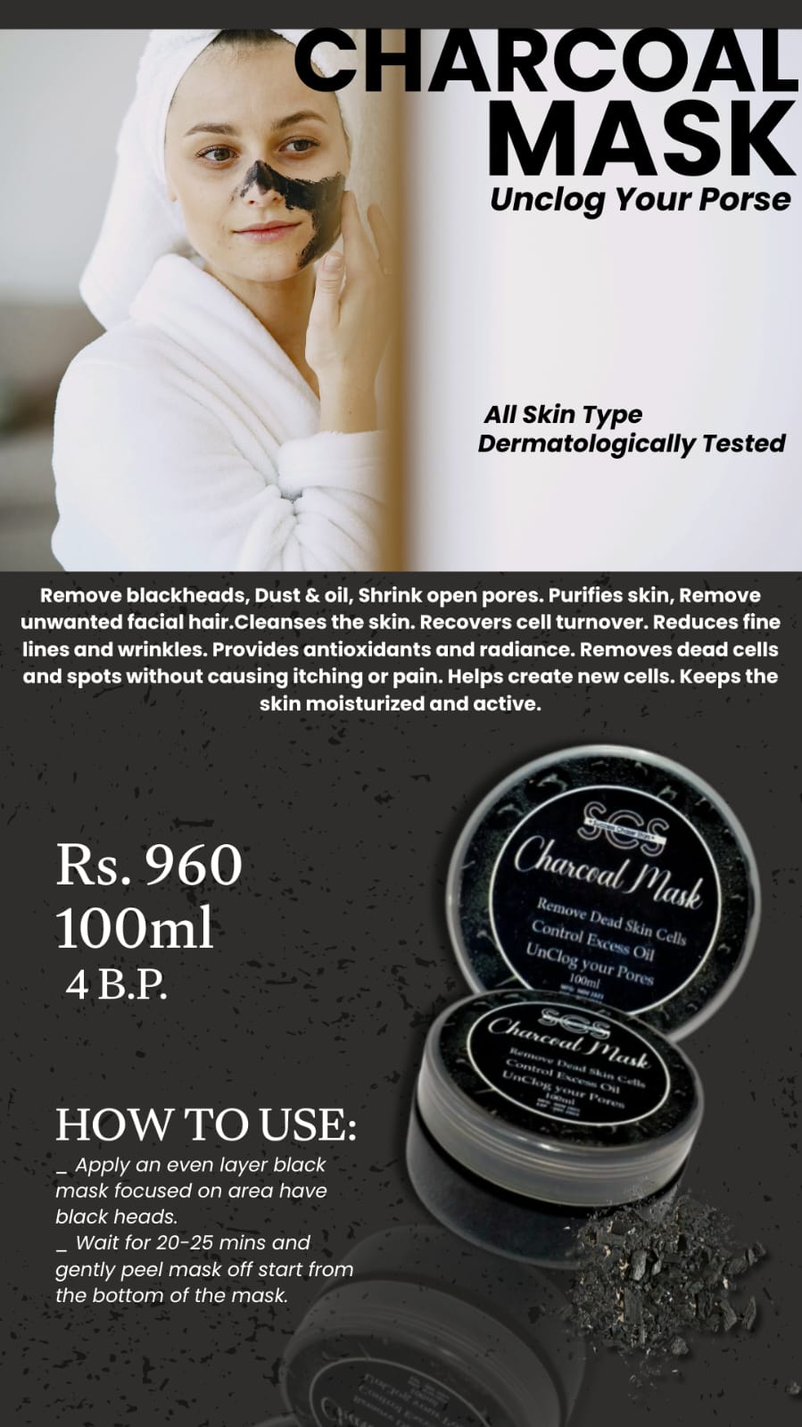 Charcoal Mask