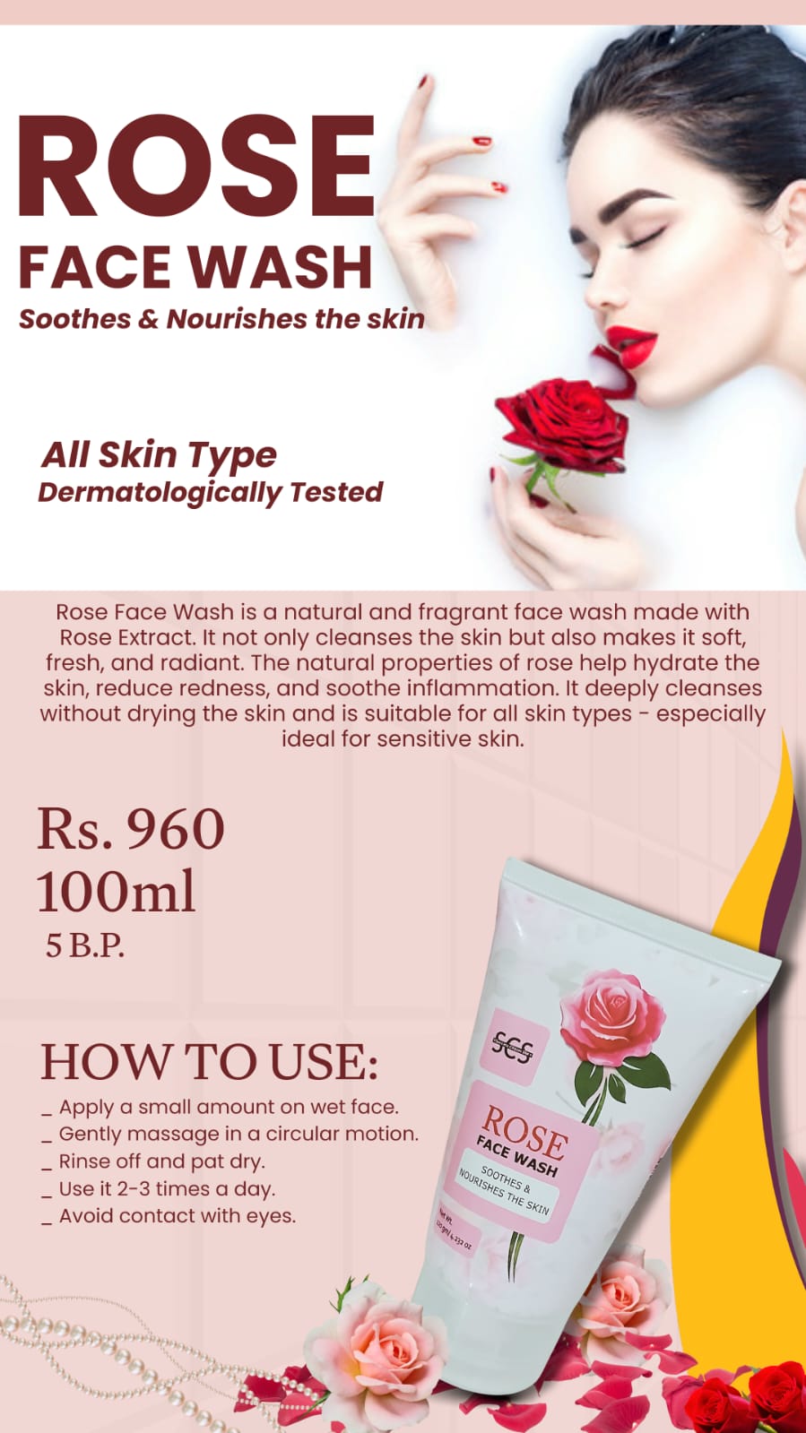 Rose Facewash