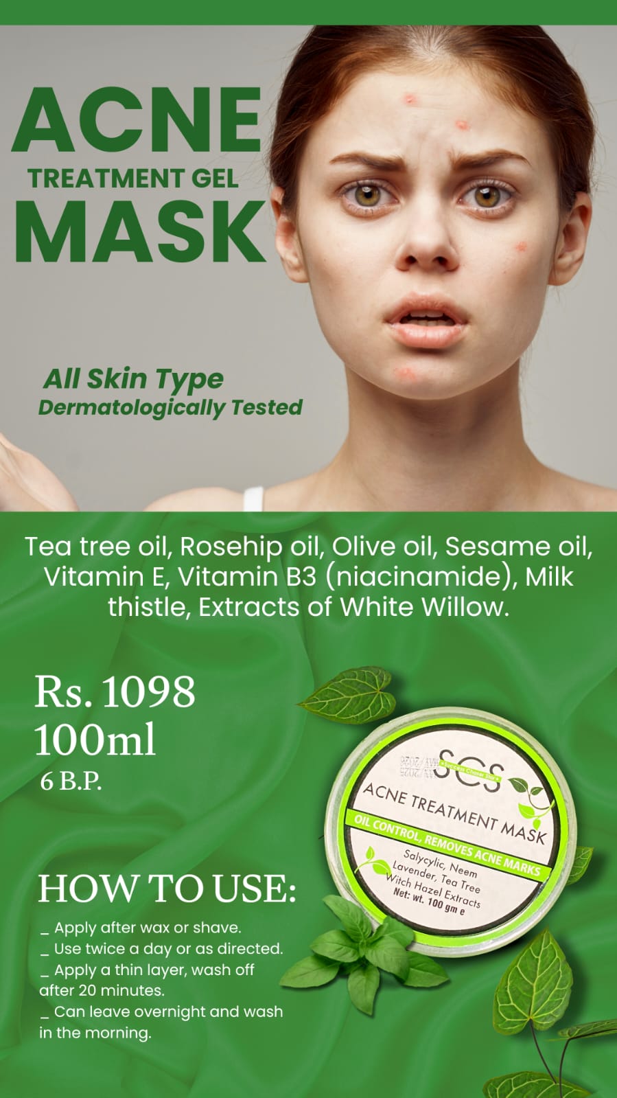 Acne Gel-Skin Mask