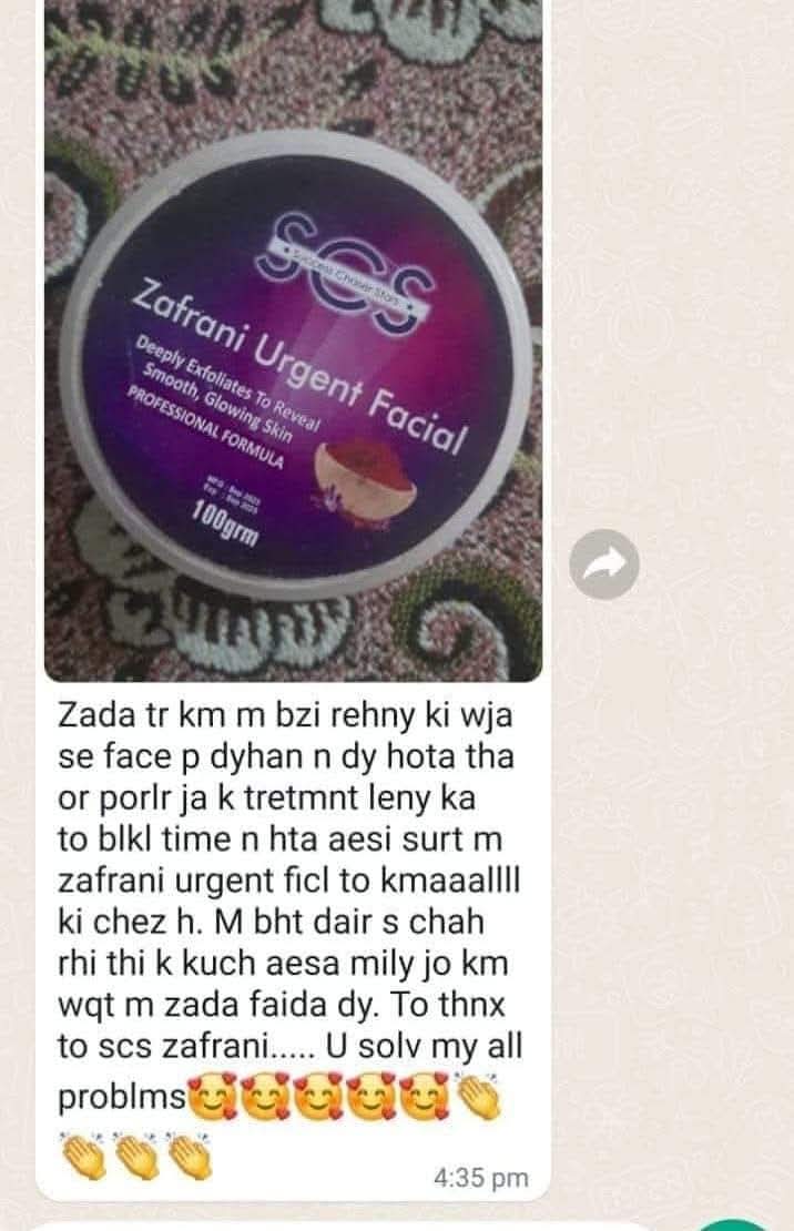 ZAFRANI URGENT FACIAL